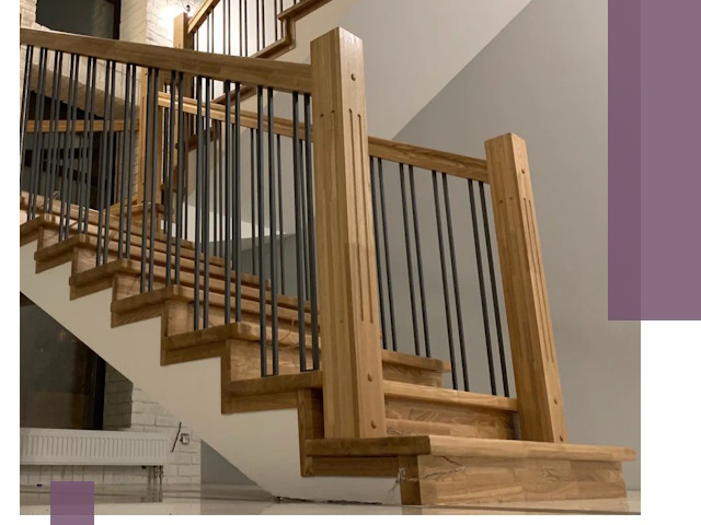 Реставрация деревянных и металлических лестниц в Первоуральске