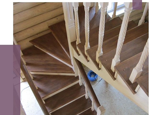 Реставрация деревянных лестниц в Первоуральске от 4323 руб.