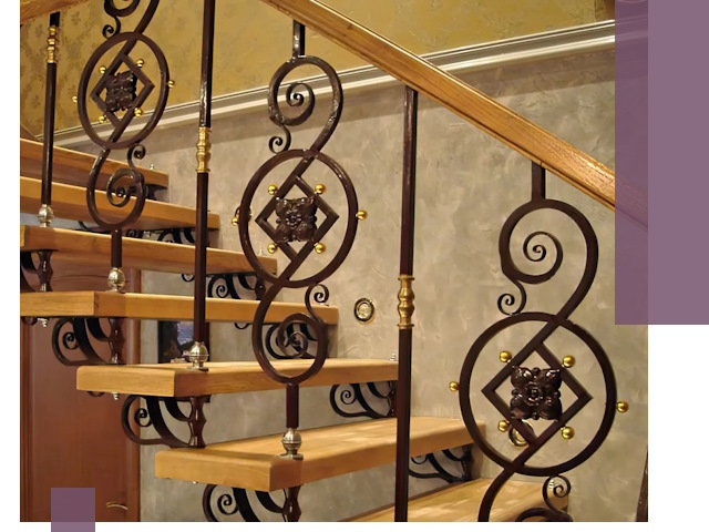 Изготовление кованых лестниц под ключ в Первоуральске