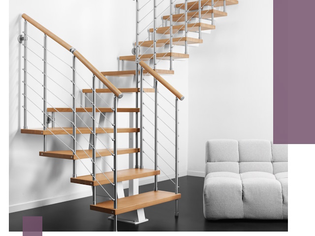 Модульные лестницы под ключ в Первоуральске — монтаж и изготовление