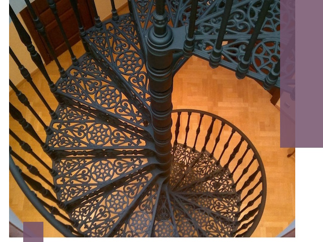 Винтовые лестницы под ключ в Первоуральске: производство и монтаж