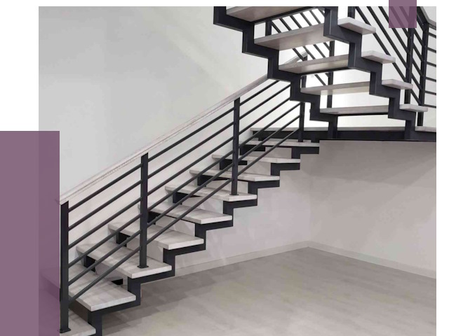Лестницы на металлокаркасе под ключ в Первоуральске от 12866 руб. | ПРОЛЁТ-Прв