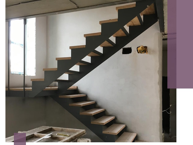 Изготовление лестниц на металлокаркасе в Первоуральске от производителя