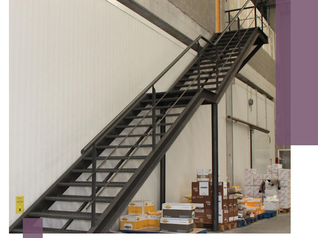 Лестницы для производства в Первоуральске — изготовление и монтаж