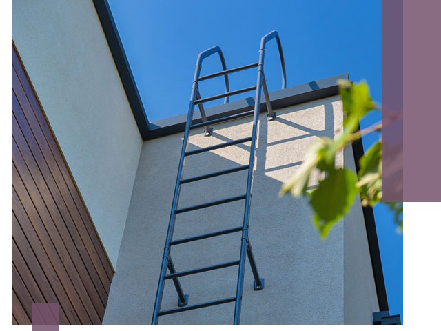 Лестницы на крышу в Первоуральске — изготовление, монтаж, демонтаж