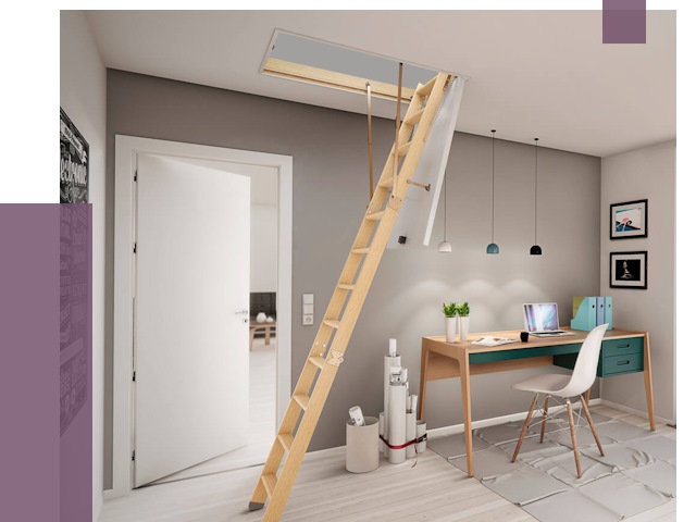 Чердачные лестницы в Первоуральске — от 14668 руб. | ПРОЛЁТ-Прв