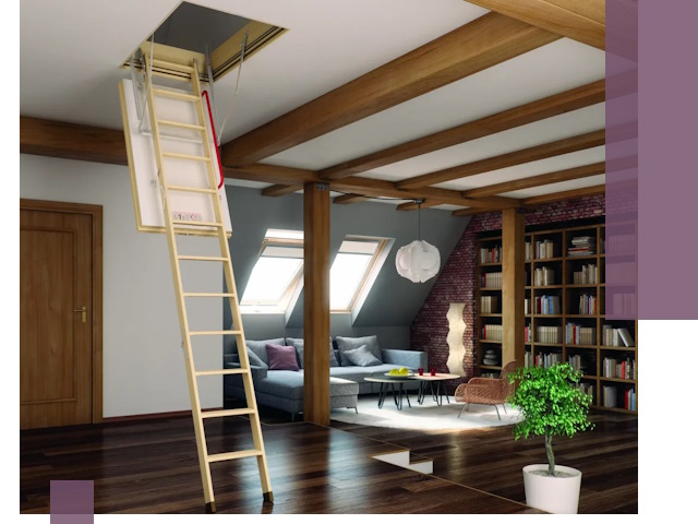 Чердачные лестницы под ключ в Первоуральске: изготовление и монтаж