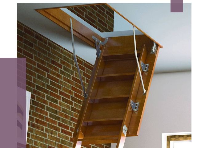 Установка чердачной лестницы в Первоуральске от 7874 руб. | ПРОЛЁТ-Прв