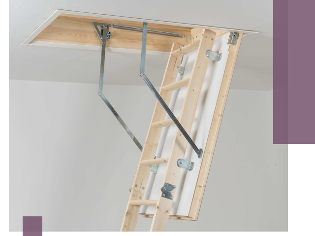 Установка чердачной лестницы под ключ в Первоуральске