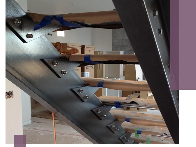 Усиление лестничных конструкций и усиление опор в Первоуральске