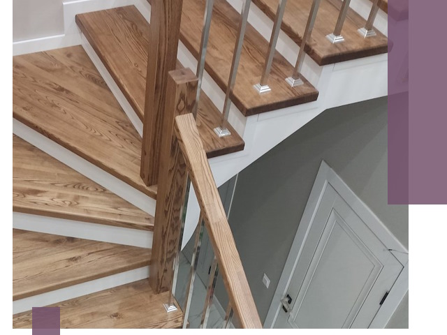 Обшивка металлических лестниц под ключ в Первоуральске