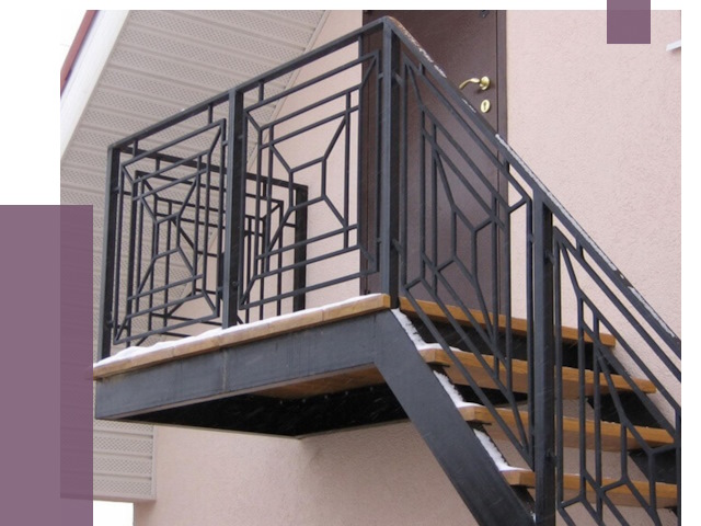 Металлические перила в Первоуральске от 4323 руб.  | ПРОЛЁТ-Прв