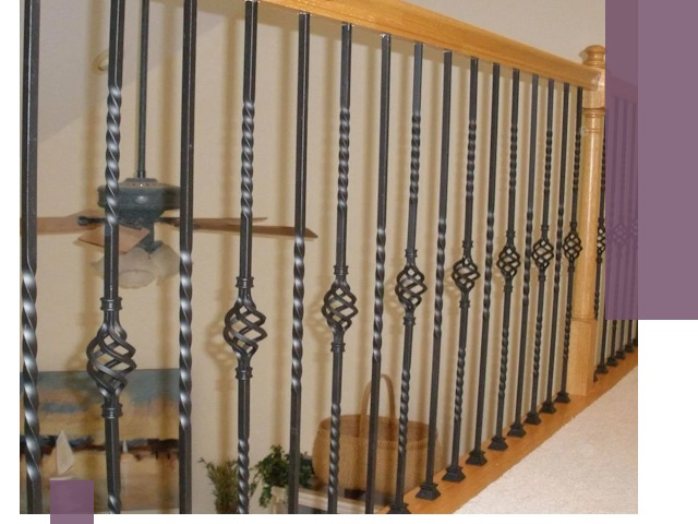 Изготовление и монтаж кованных перил в Первоуральске под ключ