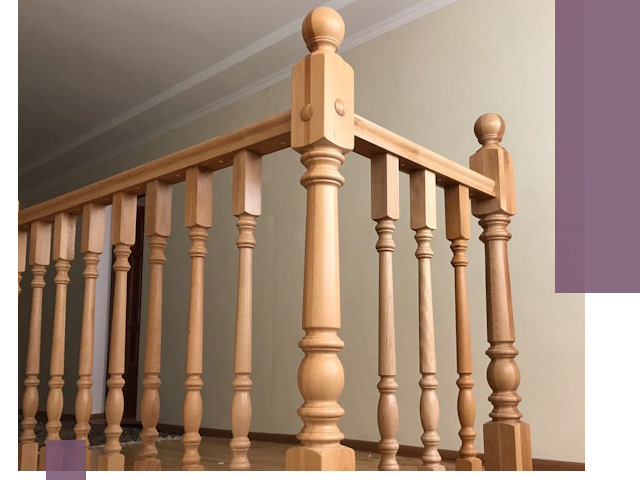 Деревянные перила на заказ в Первоуральске: монтаж и изготовление