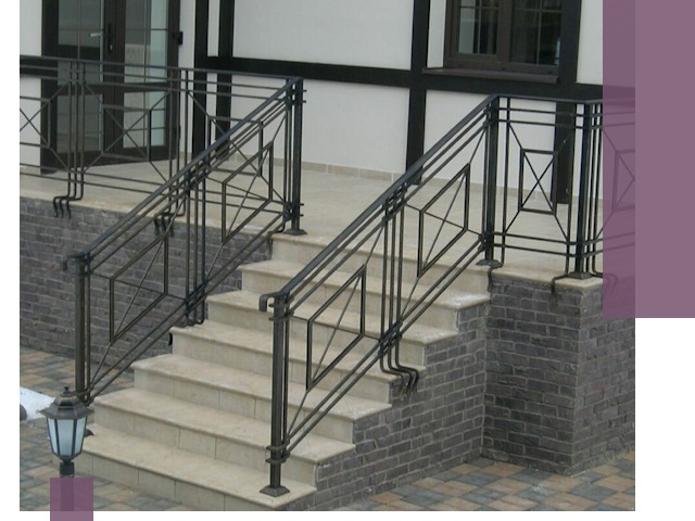 Перила для крыльца в Первоуральске — монтаж, изготовление и установка