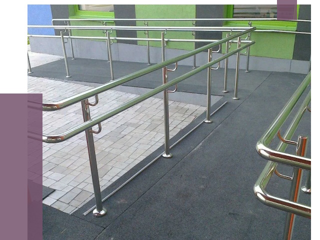 Ограждения пандусов в Первоуральске от 4375 руб. монтаж | ПРОЛЁТ-Прв