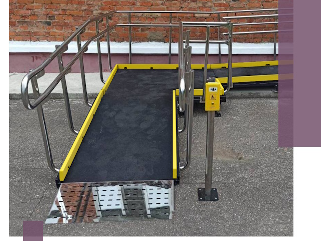 Изготовление наклонных пандусов для инвалидов в Первоуральске