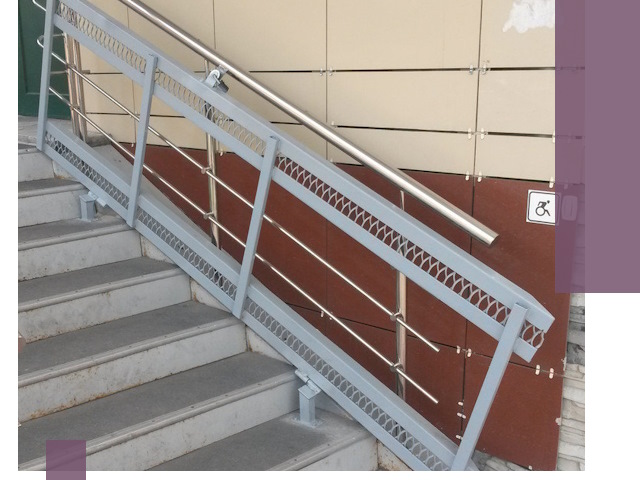 Изготовление откидных пандусов под ключ в Первоуральске