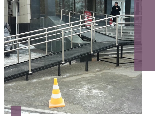 Стационарные пандусы под ключ в Первоуральске — изготовление и монтаж