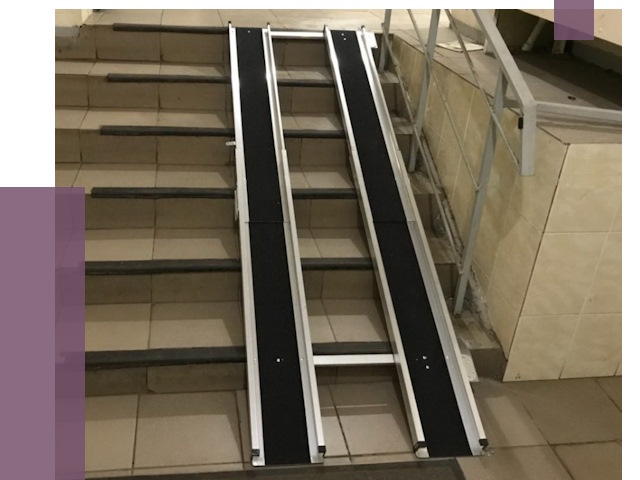 Установка пандуса в подъезд в Первоуральске от 8029 руб. под ключ | ПРОЛЁТ-Прв