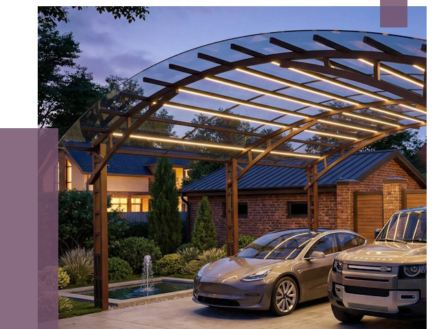 Металлические навесы в Первоуральске от 12763 руб. под ключ — ПРОЛЁТ-Прв