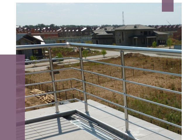 Парапеты из нержавеющей стали в Первоуральске от 8029 руб. за м² | ПРОЛЁТ-Прв