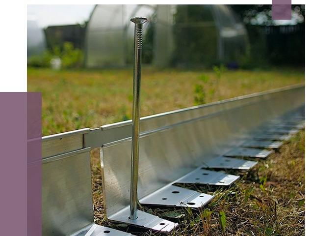 Металлические бордюры для газона в Первоуральске от 4323 руб. | ПРОЛЁТ-Прв