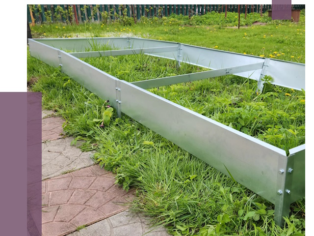 Металлические бордюры для грядок в Первоуральске от 1801 руб. 