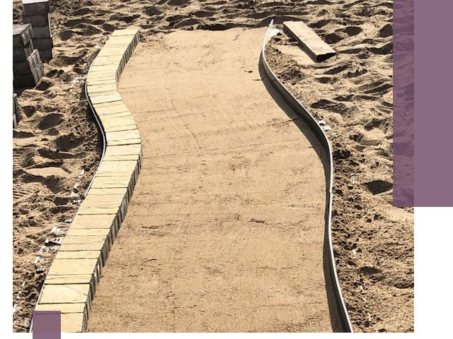 Металлические бордюры для тротуаров в Первоуральске — прочные и долговечные